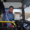 Вручили благодарственную грамоту прямо на маршруте