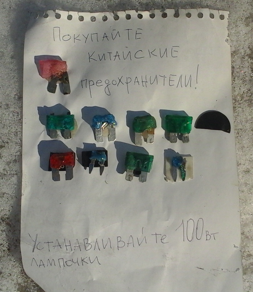 Китайские предохранители