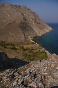 бухта Саган-Заба.: вид с высоты птичьего полета