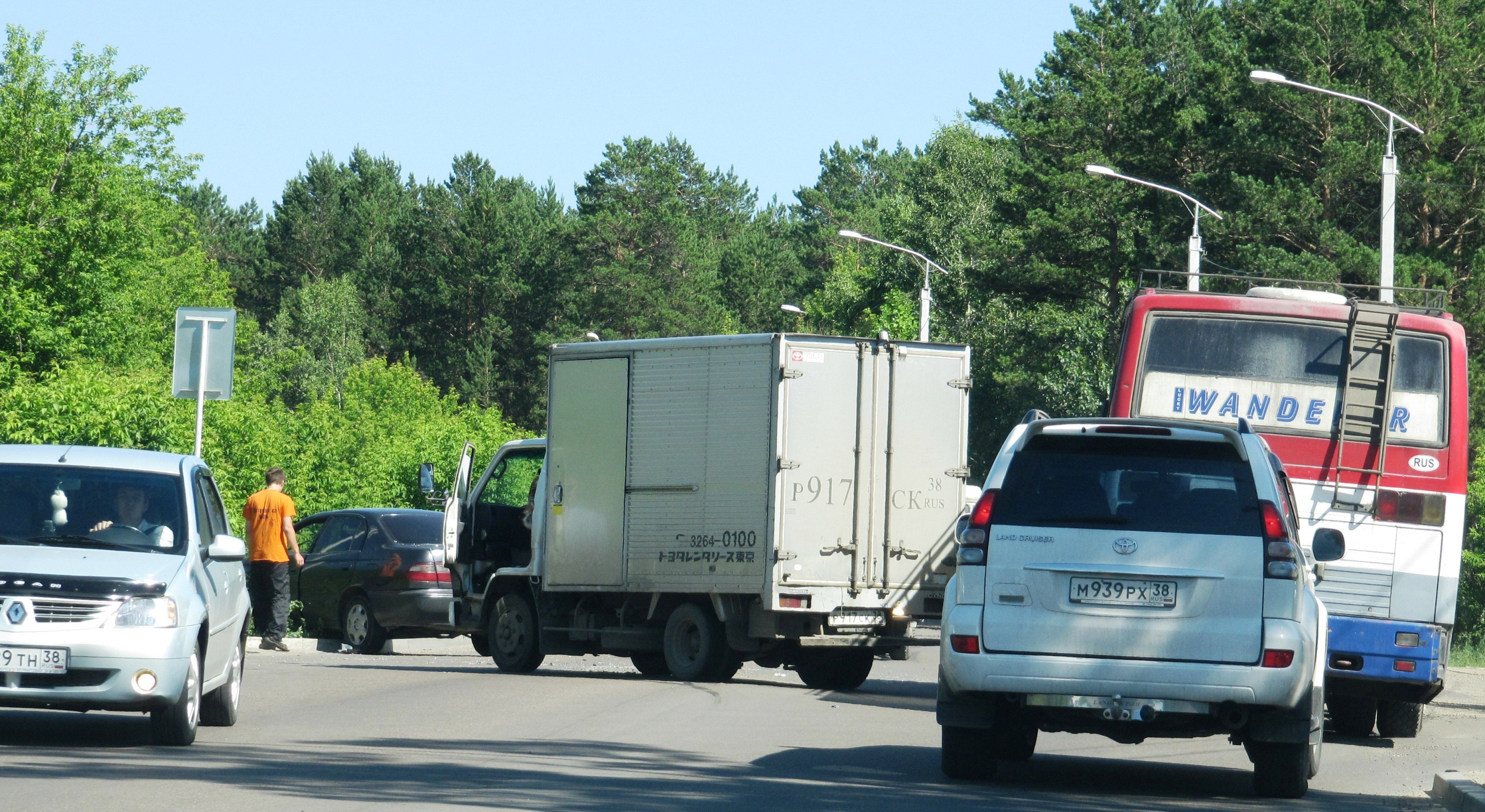 01 Причина пробки 1 июля на въезде в Ангарск