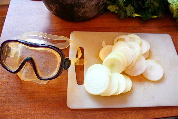 лук и очки))))