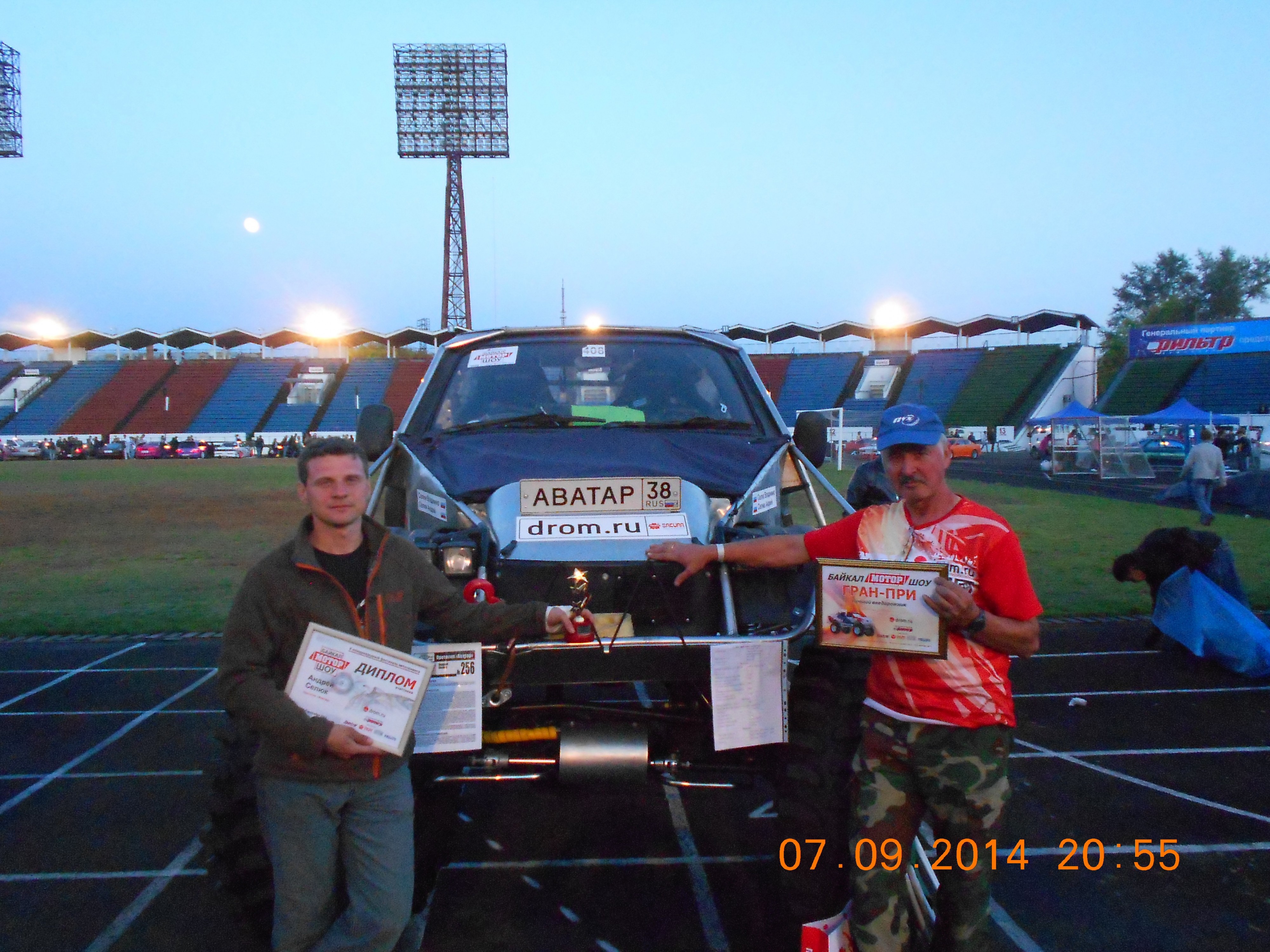 БайкалМоторШоу 2014. Экипаж компании САЛЮТ-1. Победители