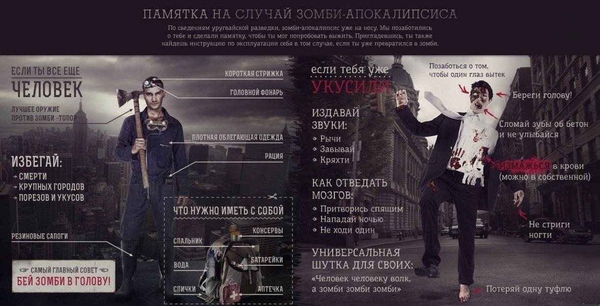 ты и зомби: инструкция!