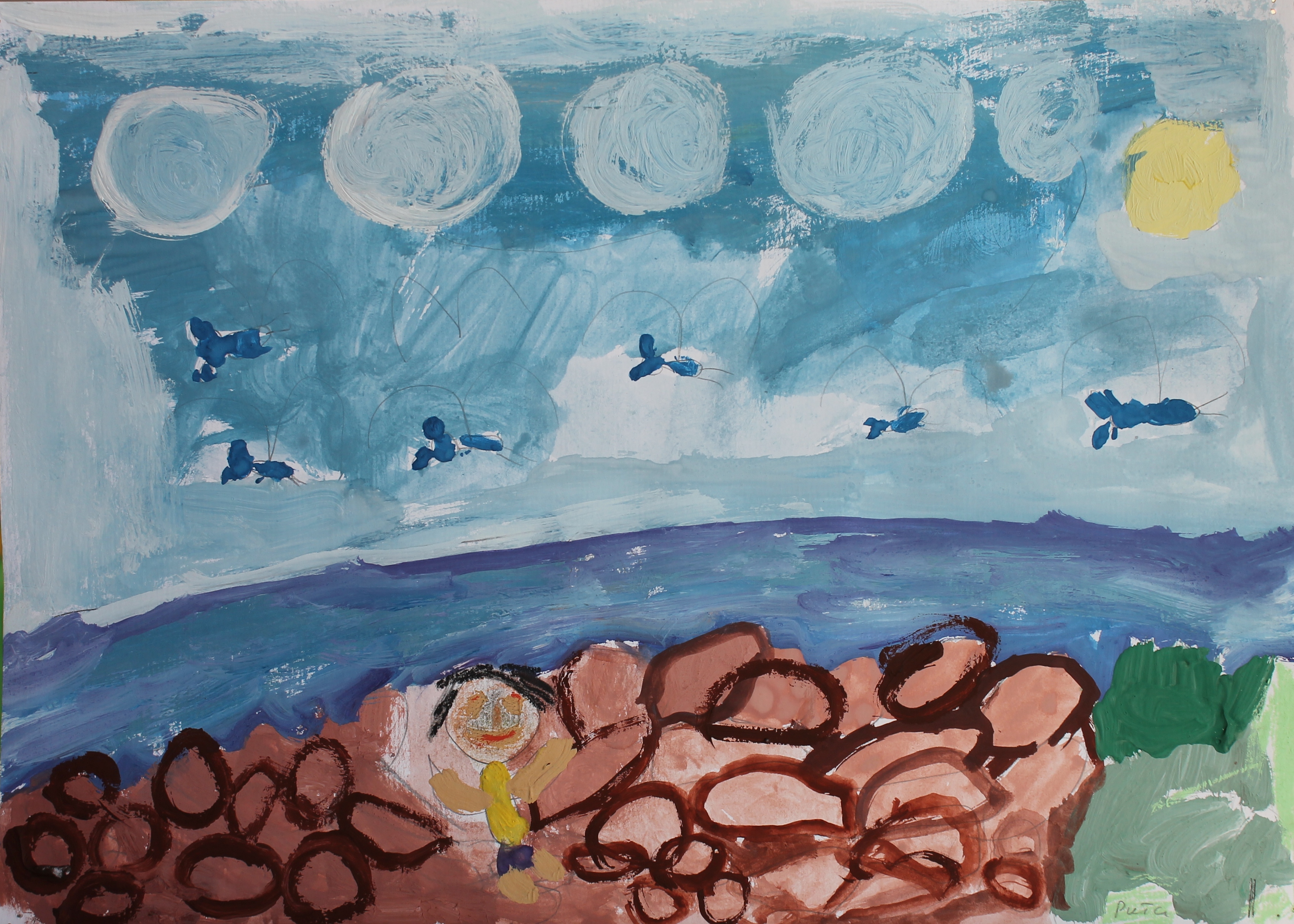 Филиппова Рита 5лет. Летом на Байкале