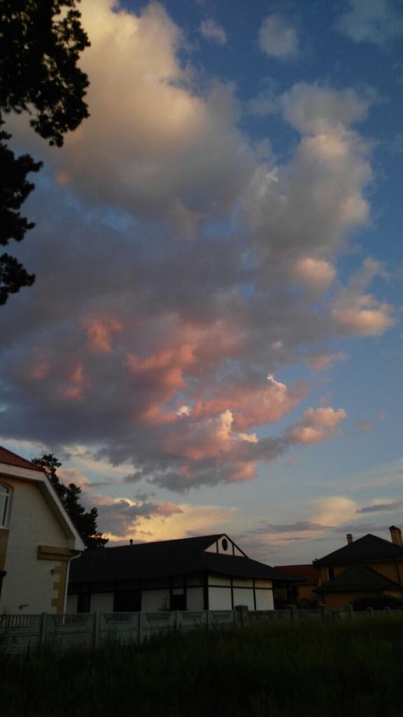 облака, небо