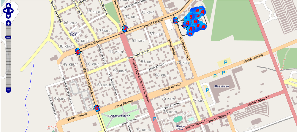 Движение трамваев