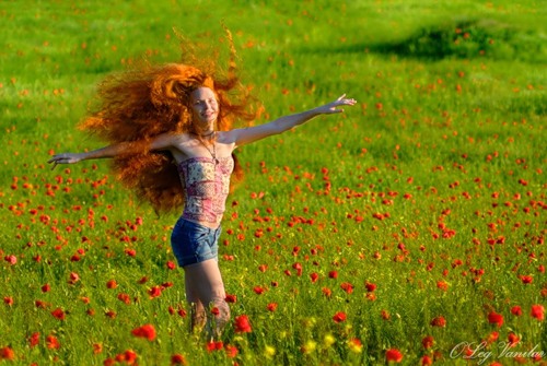 Очередная рыжая)))))