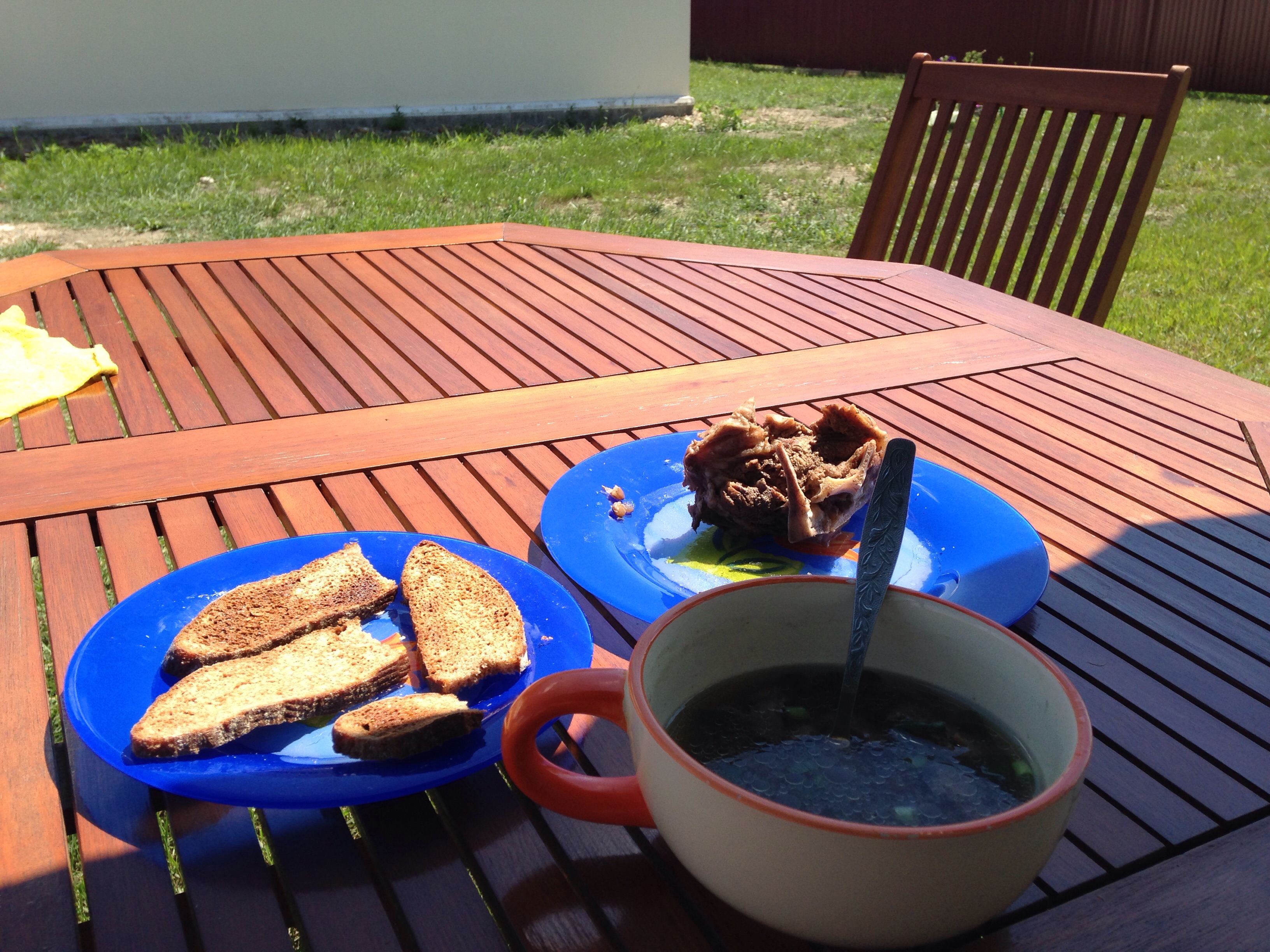 Похлебка из баранины с чечевицей