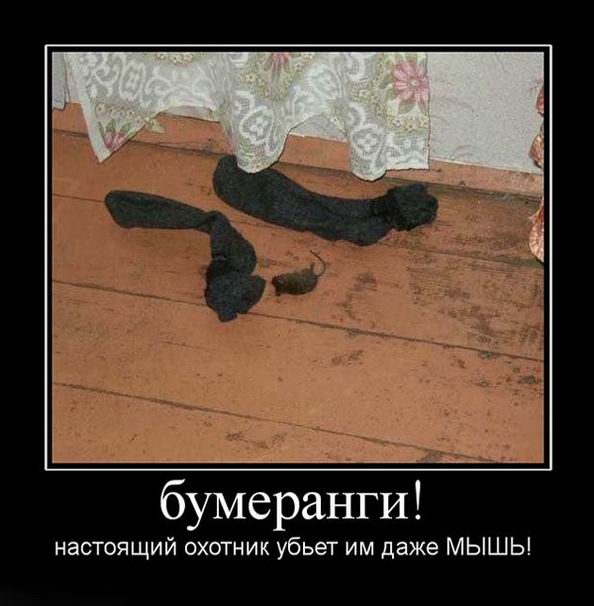 бумеранги...