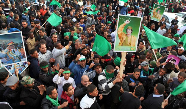 За Каддафи и свободу!