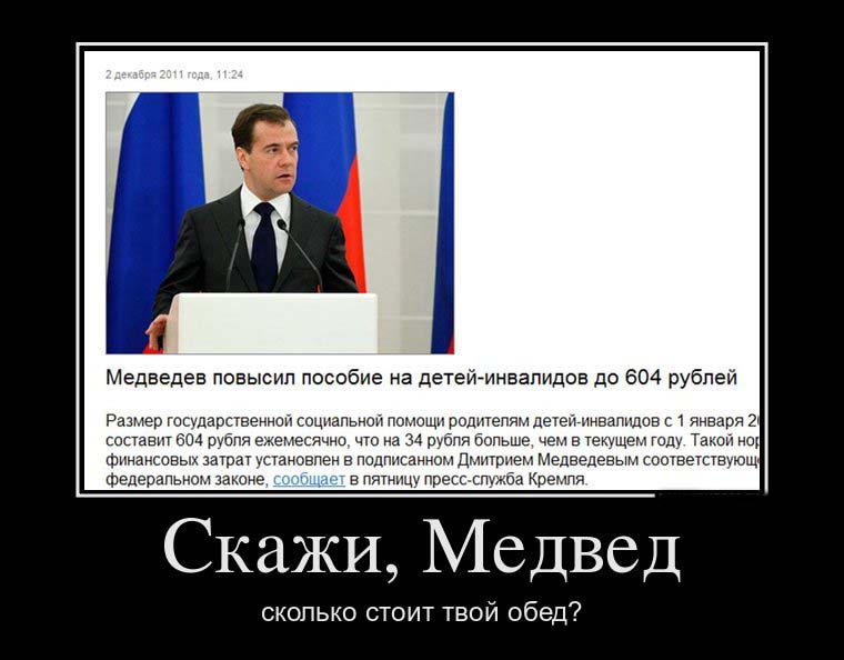Скажи Медвед...