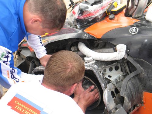 Новый ремень установлен