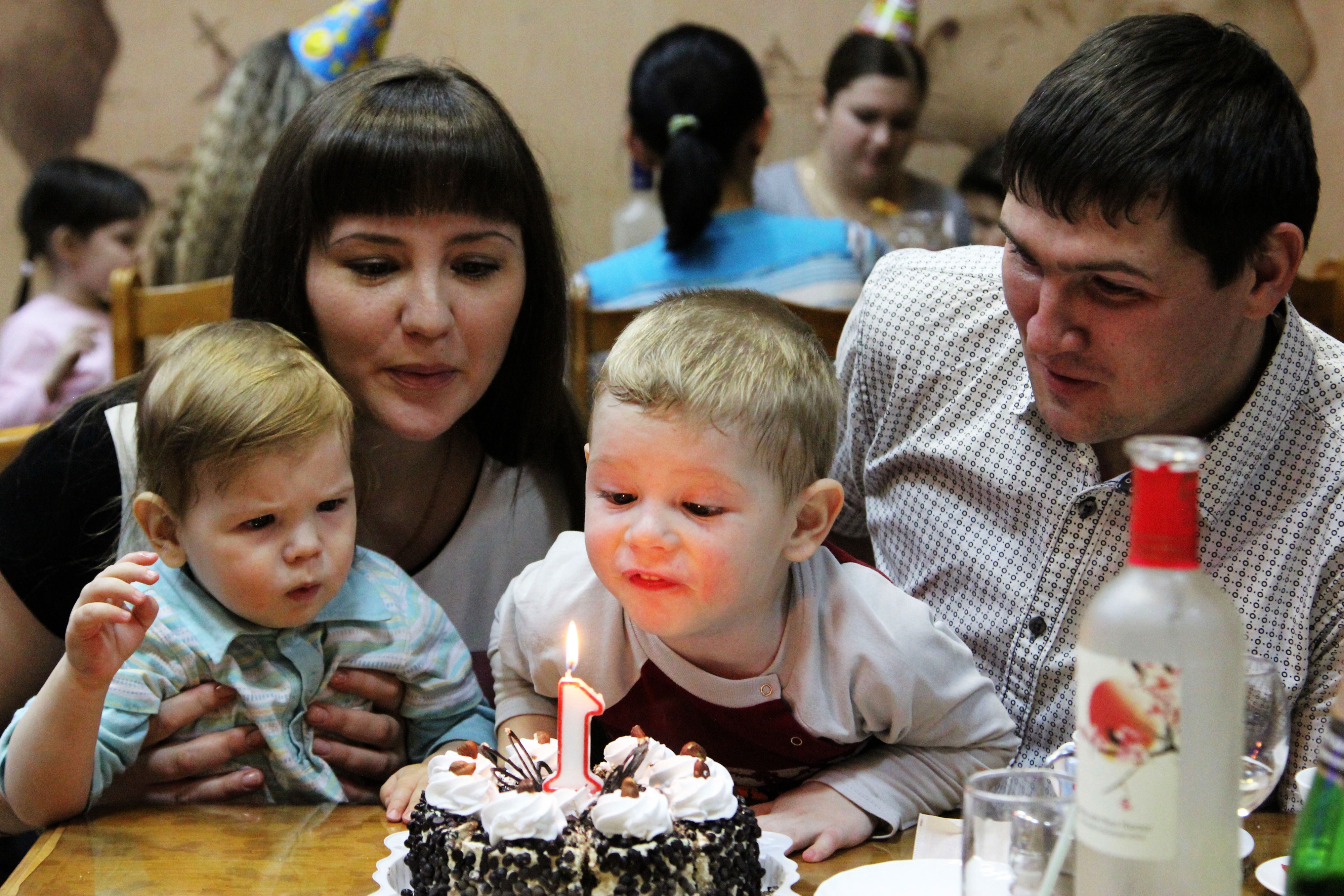 первый день рождения!