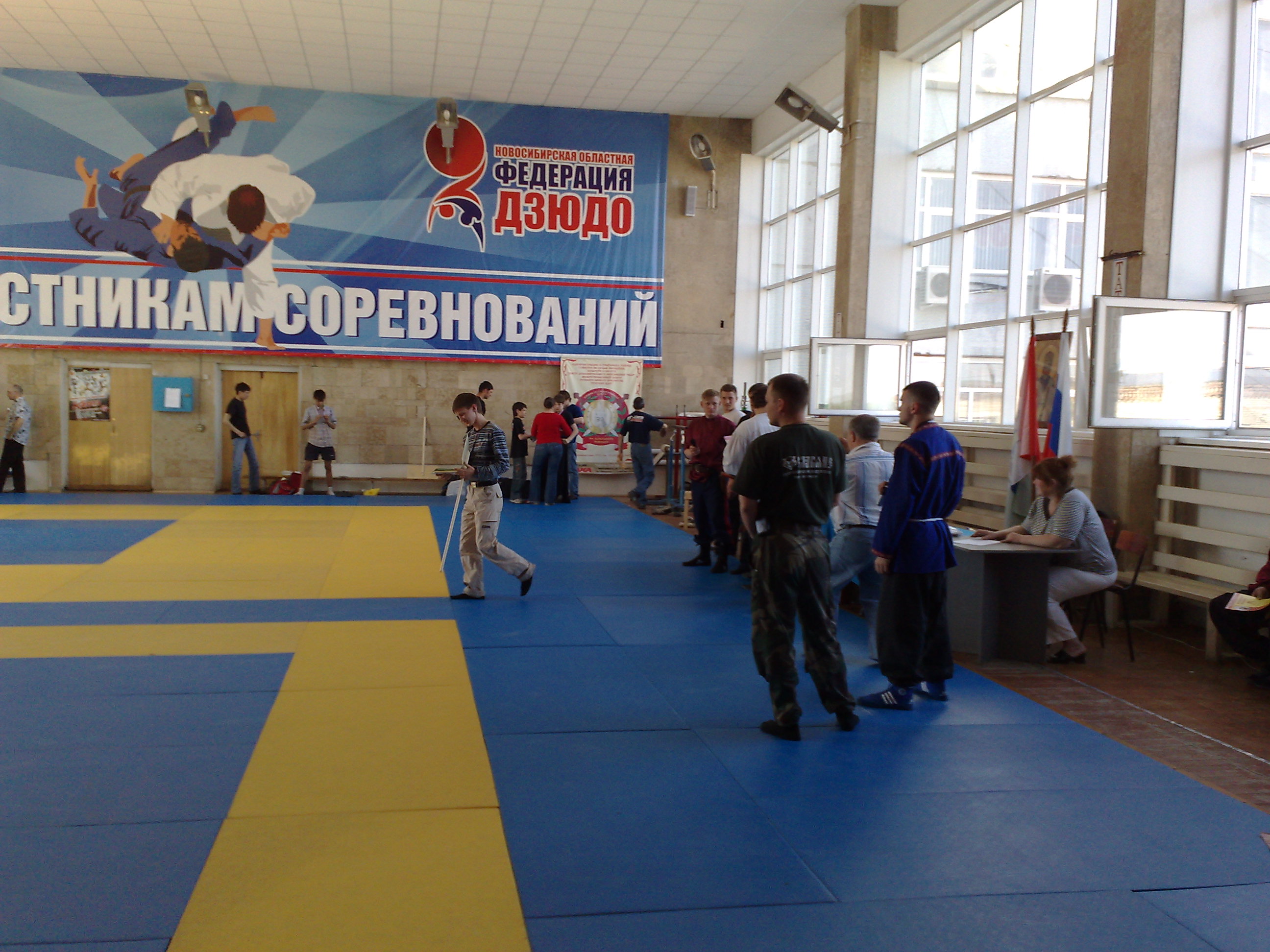 На турнире по Русскому Рукопашному Бою на призы памяти Светлого Князя Голицина в Новосибирске