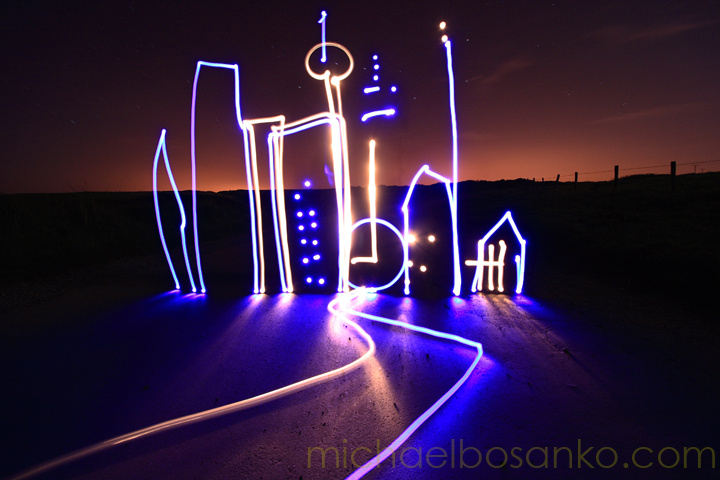 световые графити