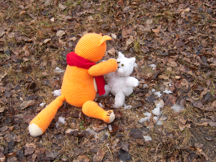 Делаю котовику нос