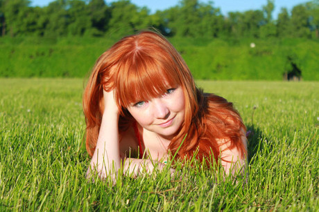 Очередная рыжая)))))