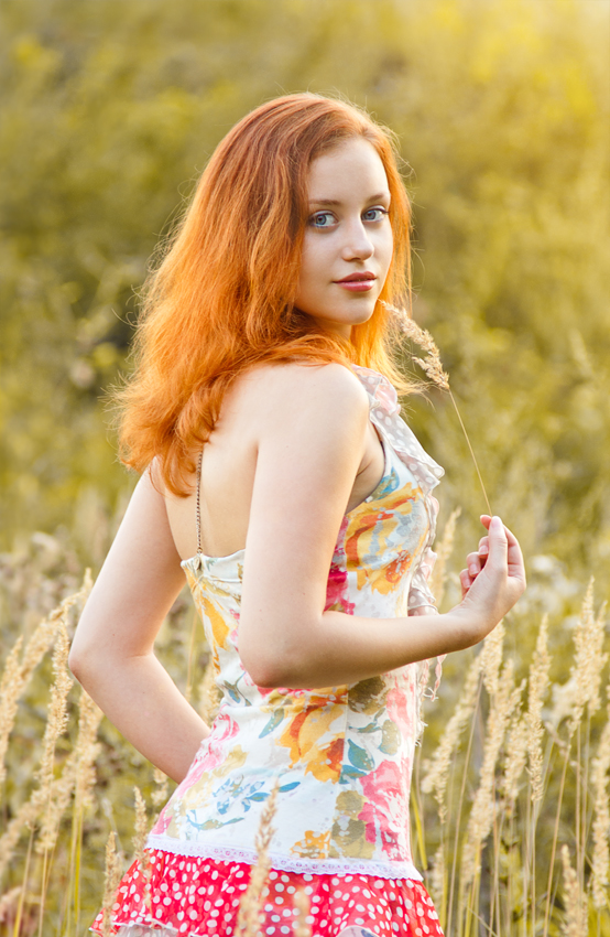 Очередная рыжая)))))