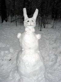 Снеговик-зайчег