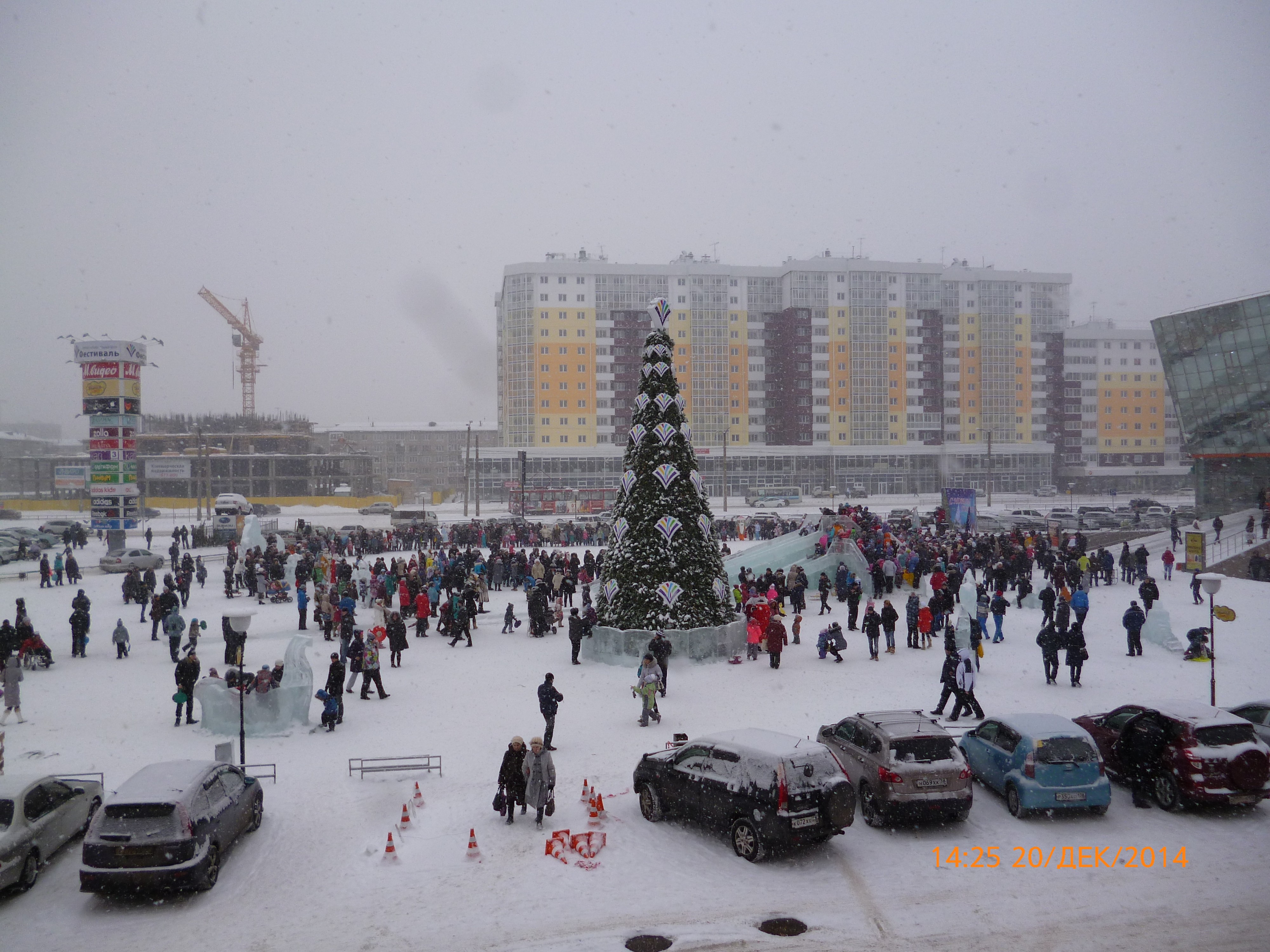 Открытие Елки возле Фестивального