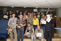 Финалисты, призеры турнира...и "Калдиныч" с Дозориным.