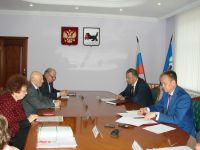 Рабочая встреча в Администрации области.