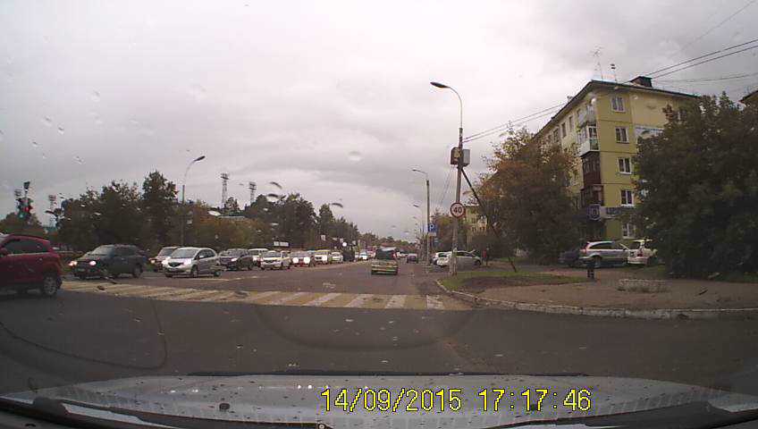 Пробка на ул. Ворошилова