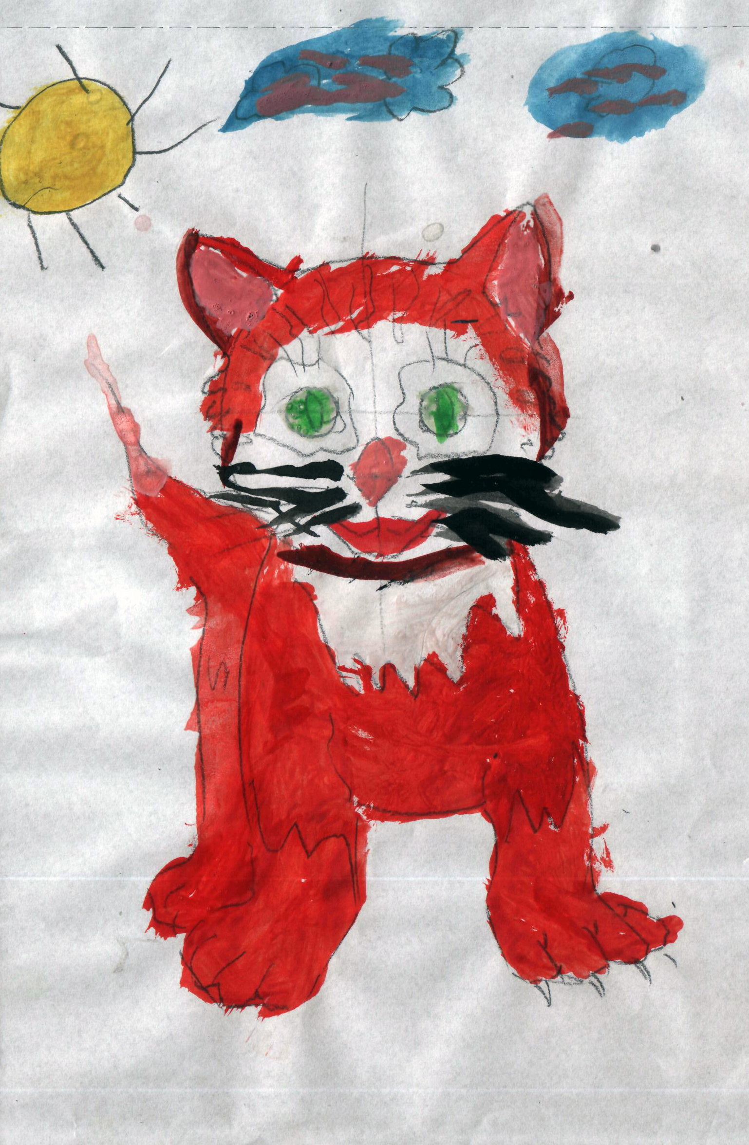 Анин кот Рыжик.