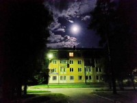 фонарь, окно, Луна ...