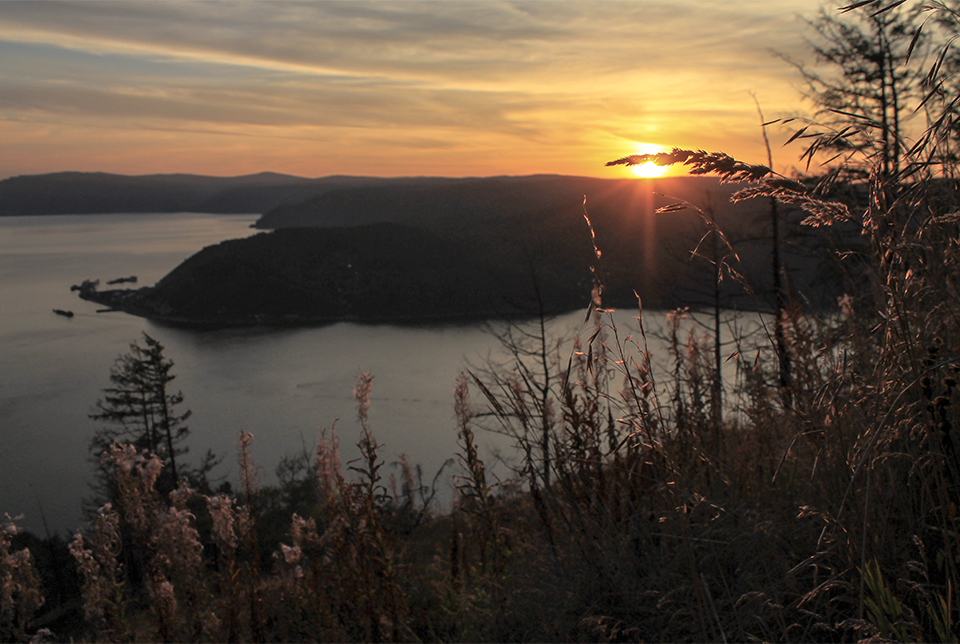 Провожая солнце.