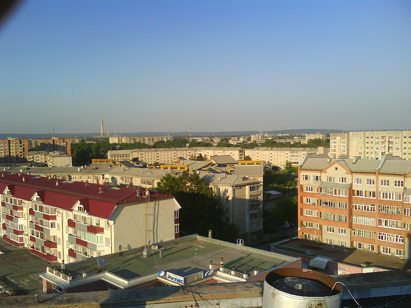 Вид с моей 9-ти этажки 12А м/р