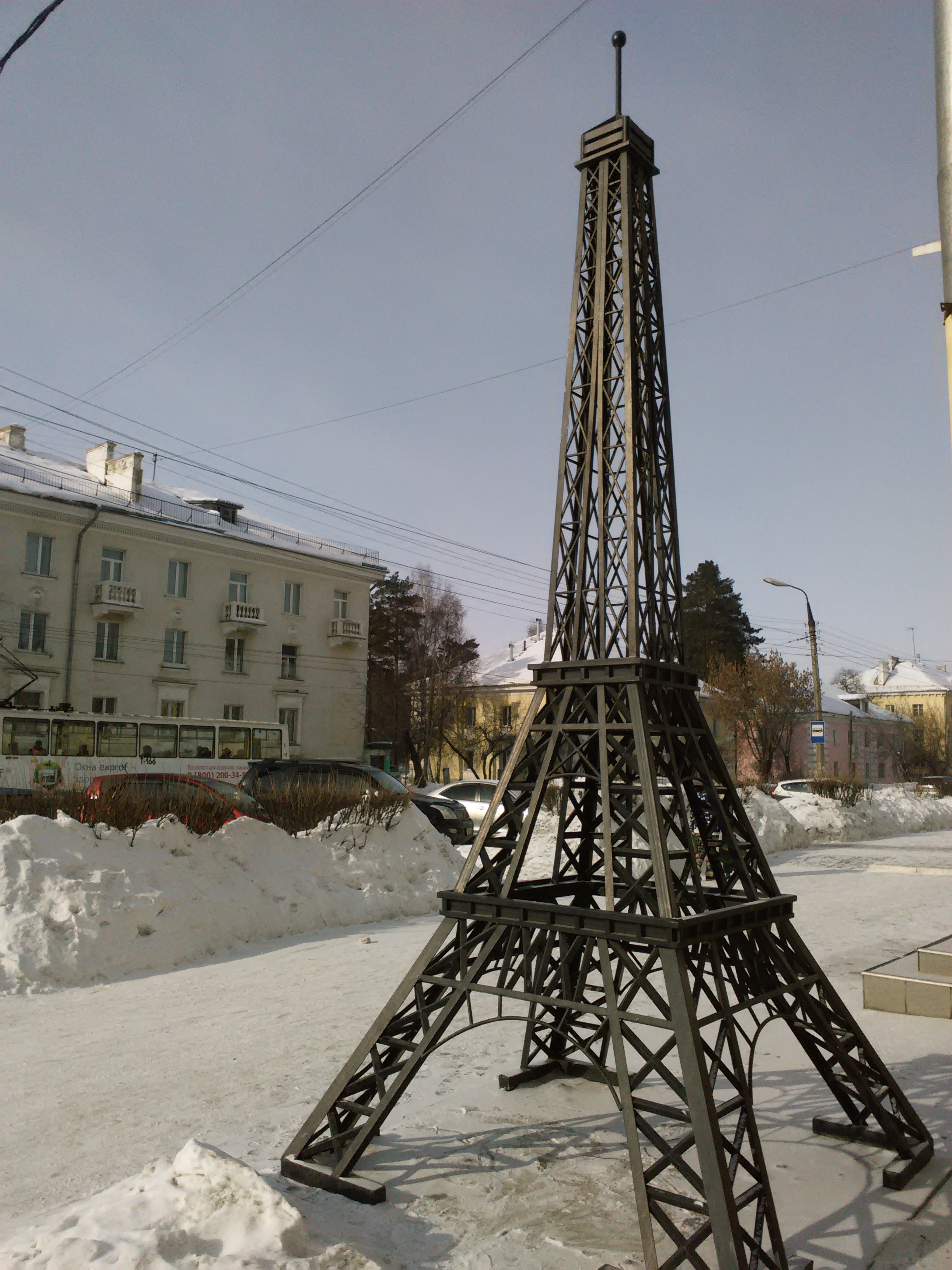 Париж зимой