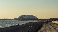 стадион Фишт - вид с набережной: отчет о путешествии тут https://liveangarsk.ru/blog/strofa/20150914/chernomorskie-za