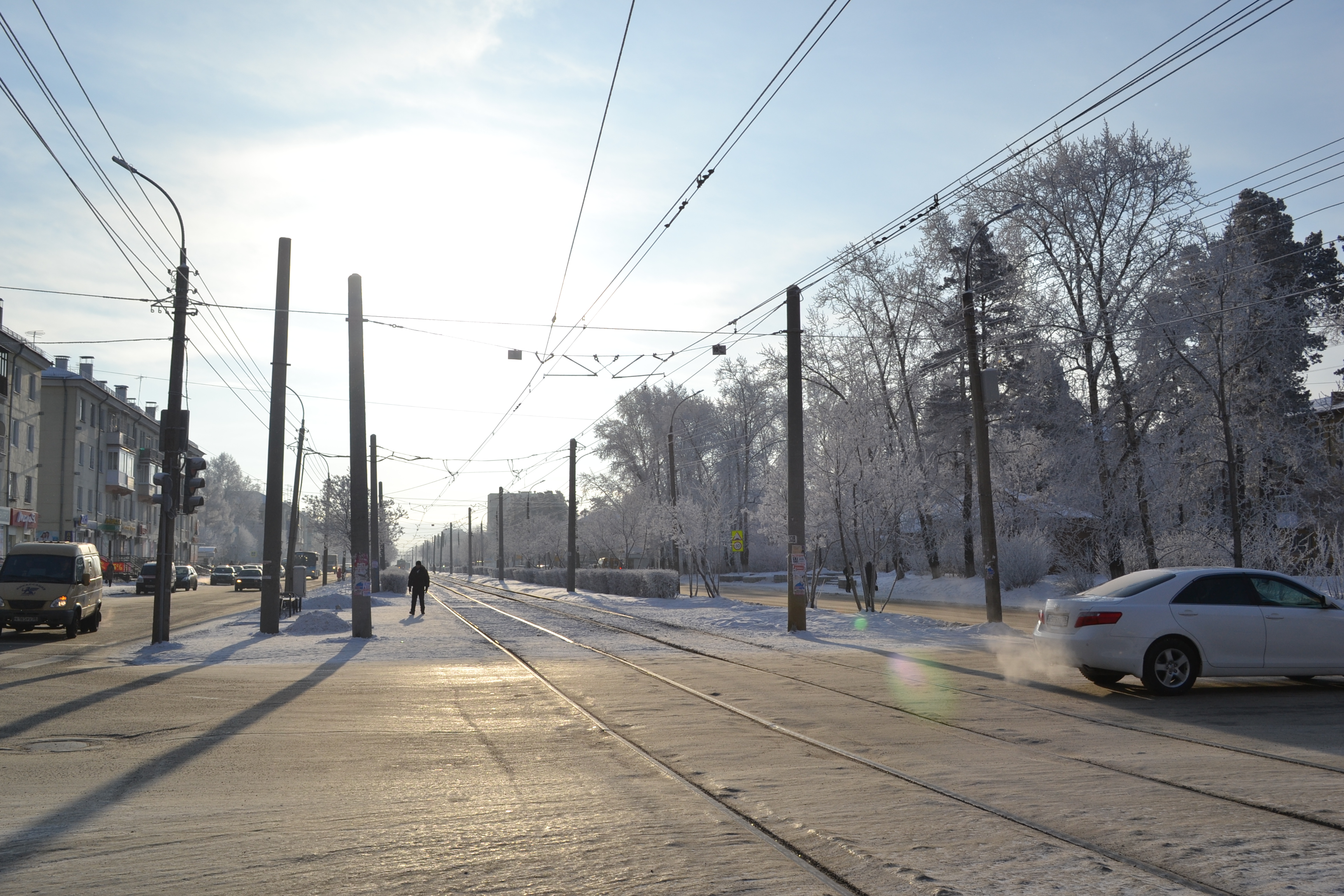 морозно на Карла Маркса))))