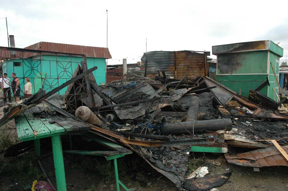 Взорванный павильон