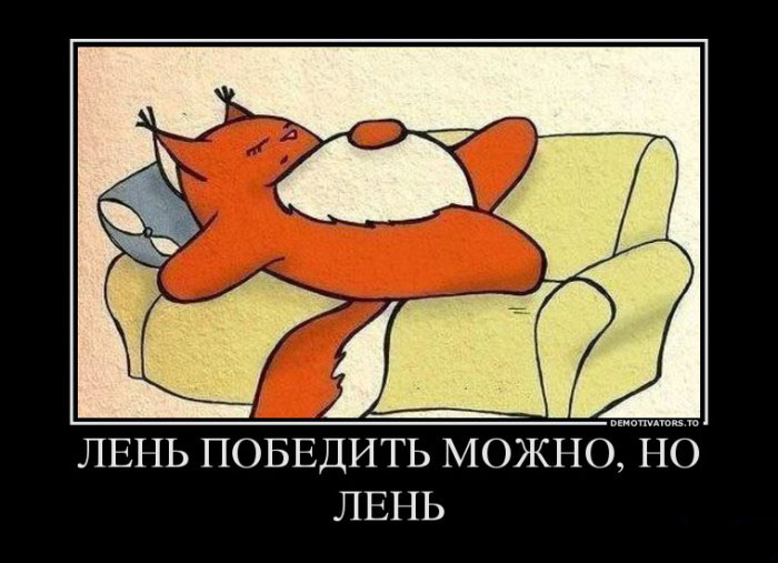 Лень победить можно
