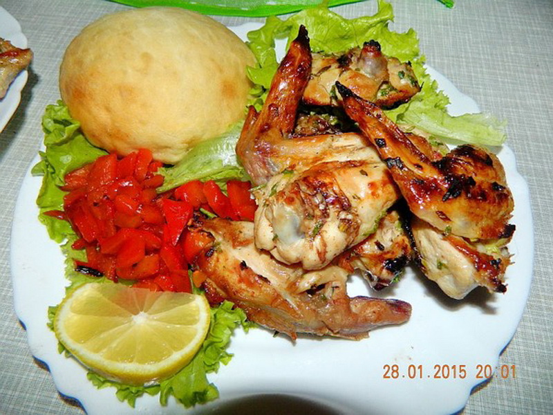 кура з булочкой лимоном))))