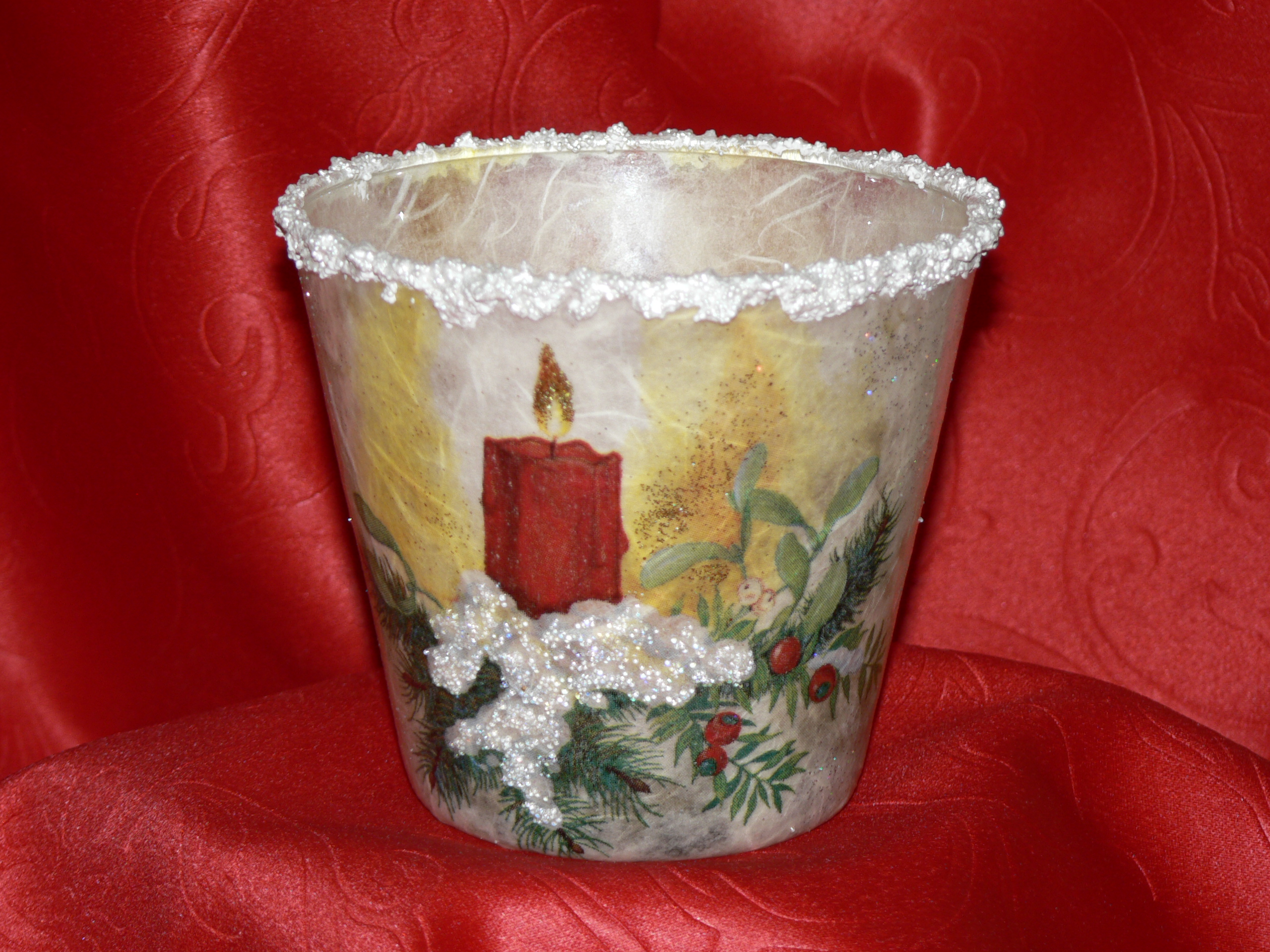 Новогодний подсвечник