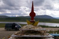 бурятский алтарь для пожертвований духам