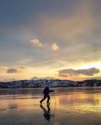 Золотой вечер на малом море