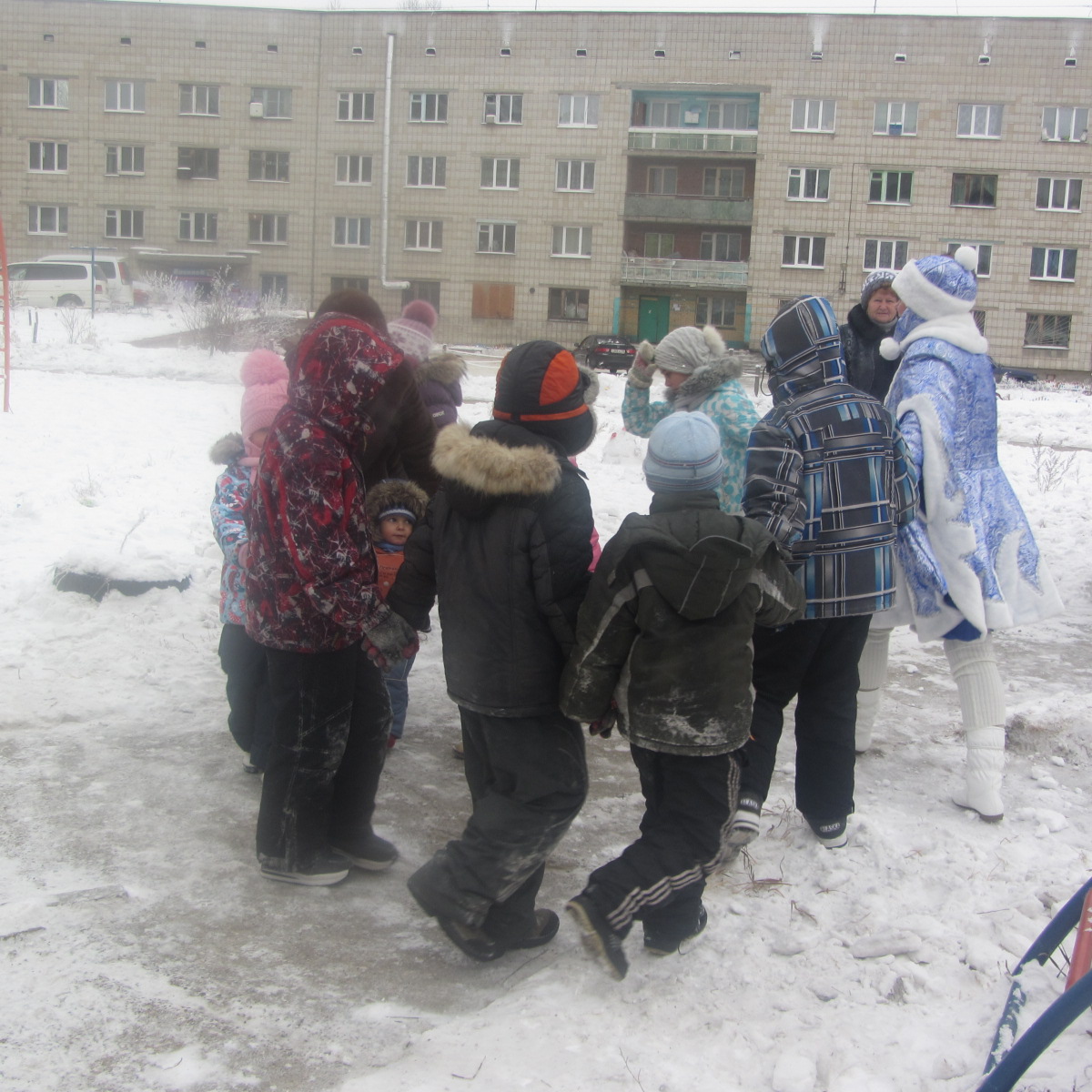 Открытие дворовой елки 92/93