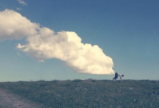 Облака...