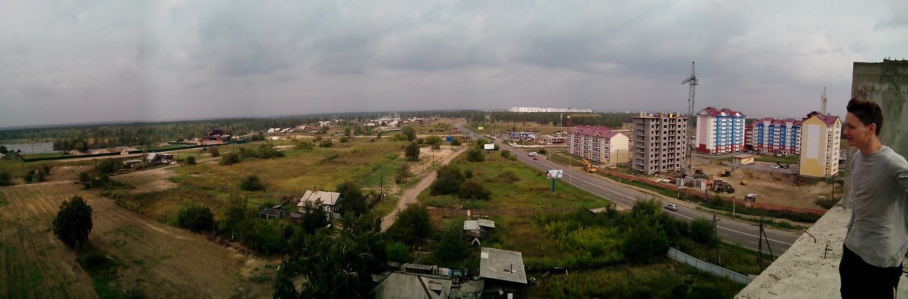 Вид на город с крыши стоящегося дома 30 мрн (3)