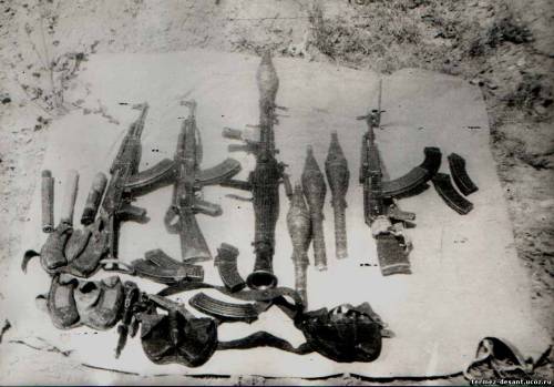 трофеи добытые в рукопашном бою Советскими пограничниками