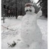 снеговик-постовой