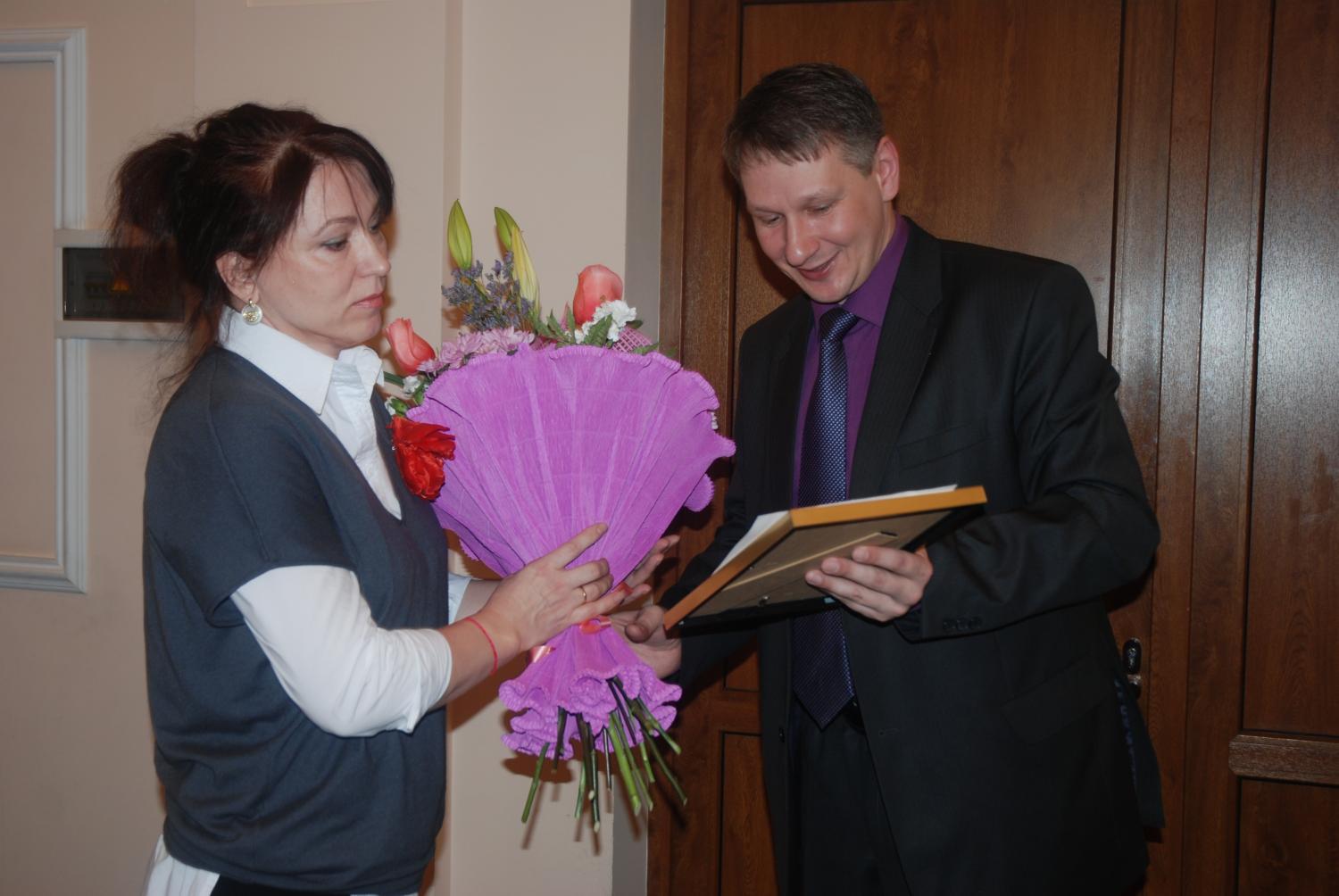 Галина Амяга и Антон Медко