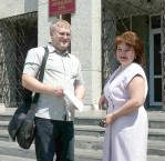 С.Б.Кажаева: с адвокатом С.Бартелем