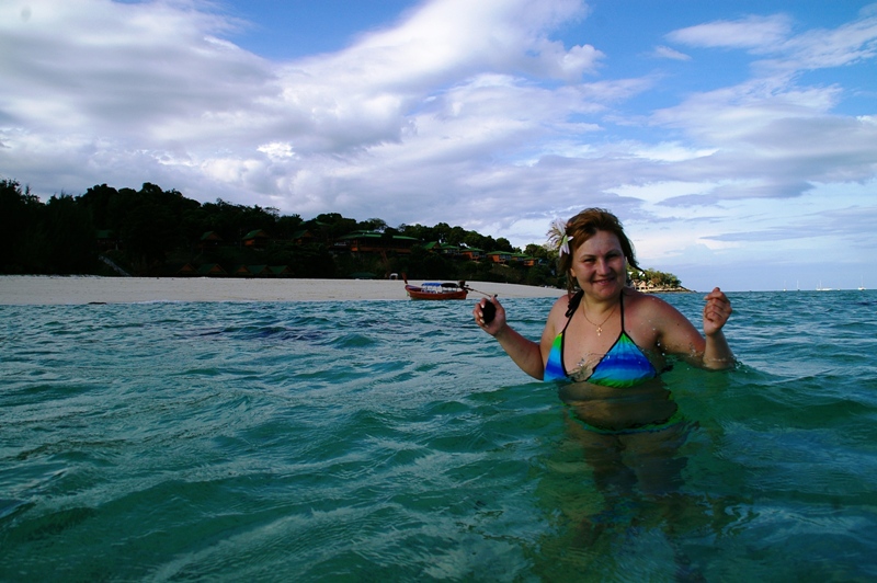 слева пляж Санрайз, а справа пляж Сансет