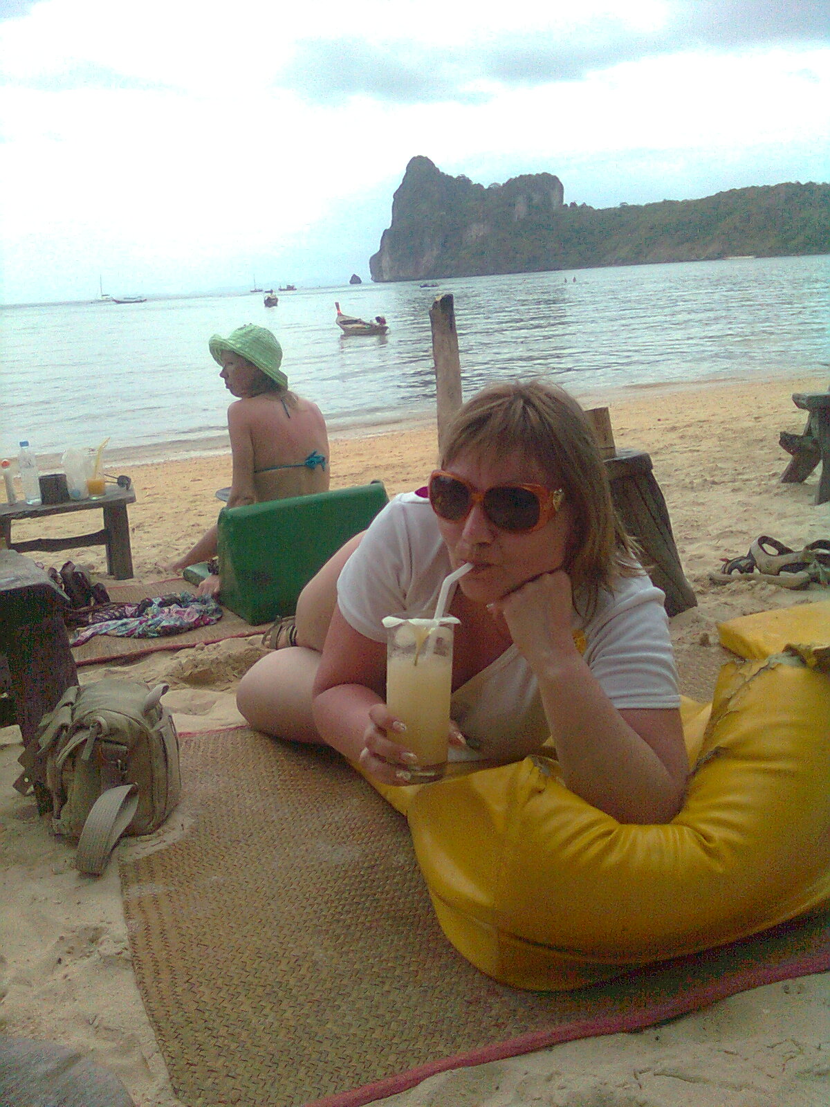 На пляже Ло Далум - вид на море 