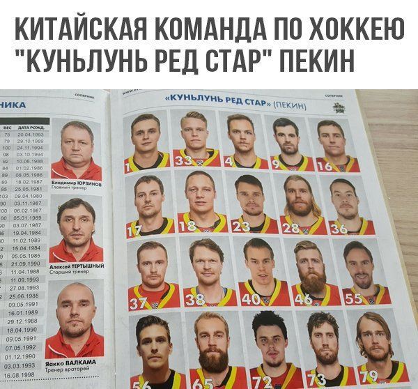 Китайская команда по хоккею